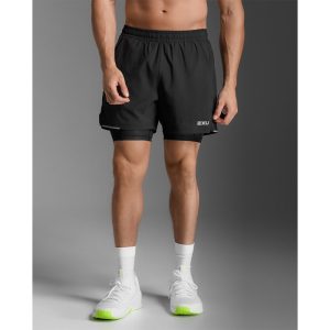 2XU Aero Mesh 2-in-1 5” Shorts (herr)