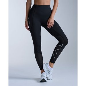 2XU Aero Mesh Hi-Rise Compression Tights (dam)
